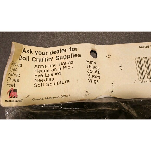 Mangelsen's Doll Craftin' Lot: Hobo Clown Head, 2 Pairs White Hands, Black Boots - Picture 12 of 14